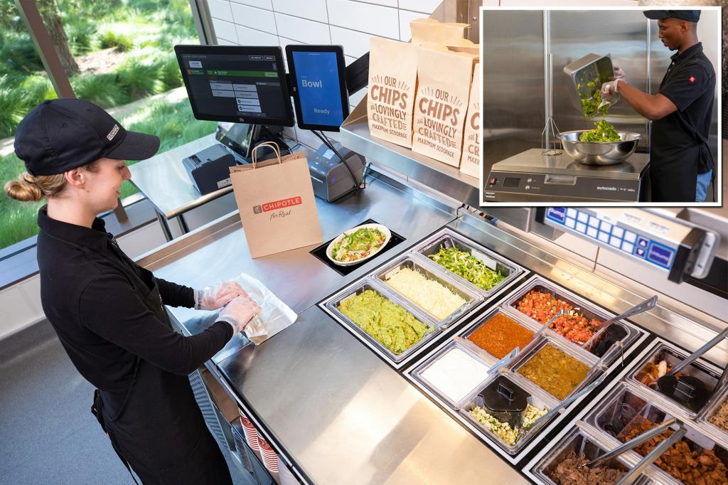 Chipotle rolls out robotic machine to make guacamole in California.